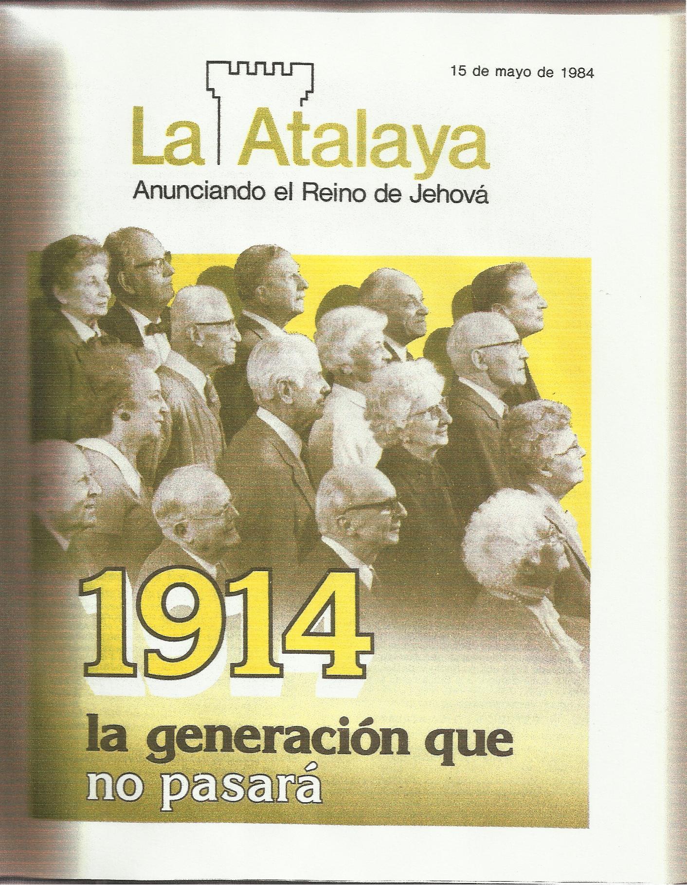 Generación. Atalaya 1984 15 de Mayo, portada 001